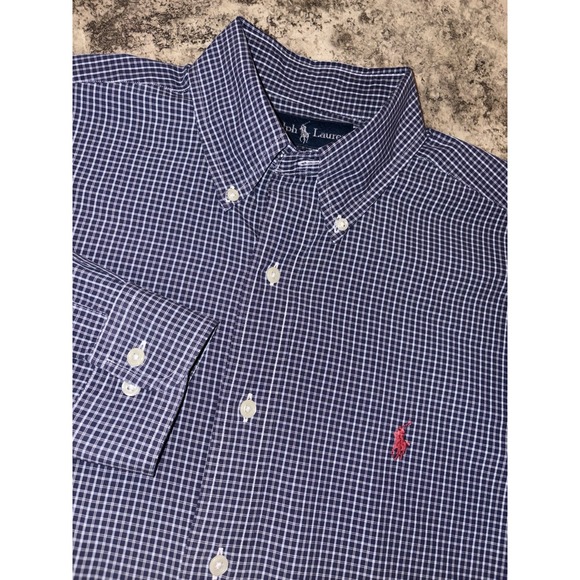 Ralph Lauren‎ Men's Medium Button-Down Shirt POLO Fast Shipping! - Picture 1 of 2